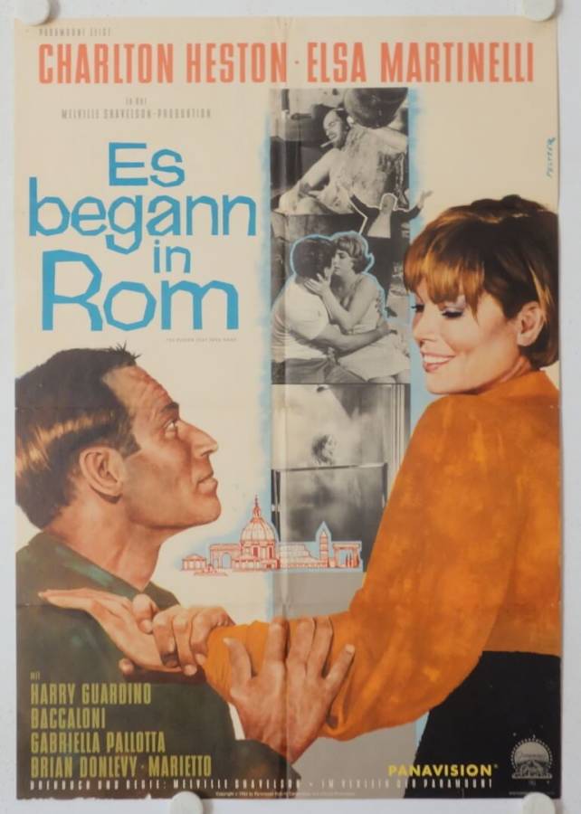 The Pigeon that took Rome original release german movie poster